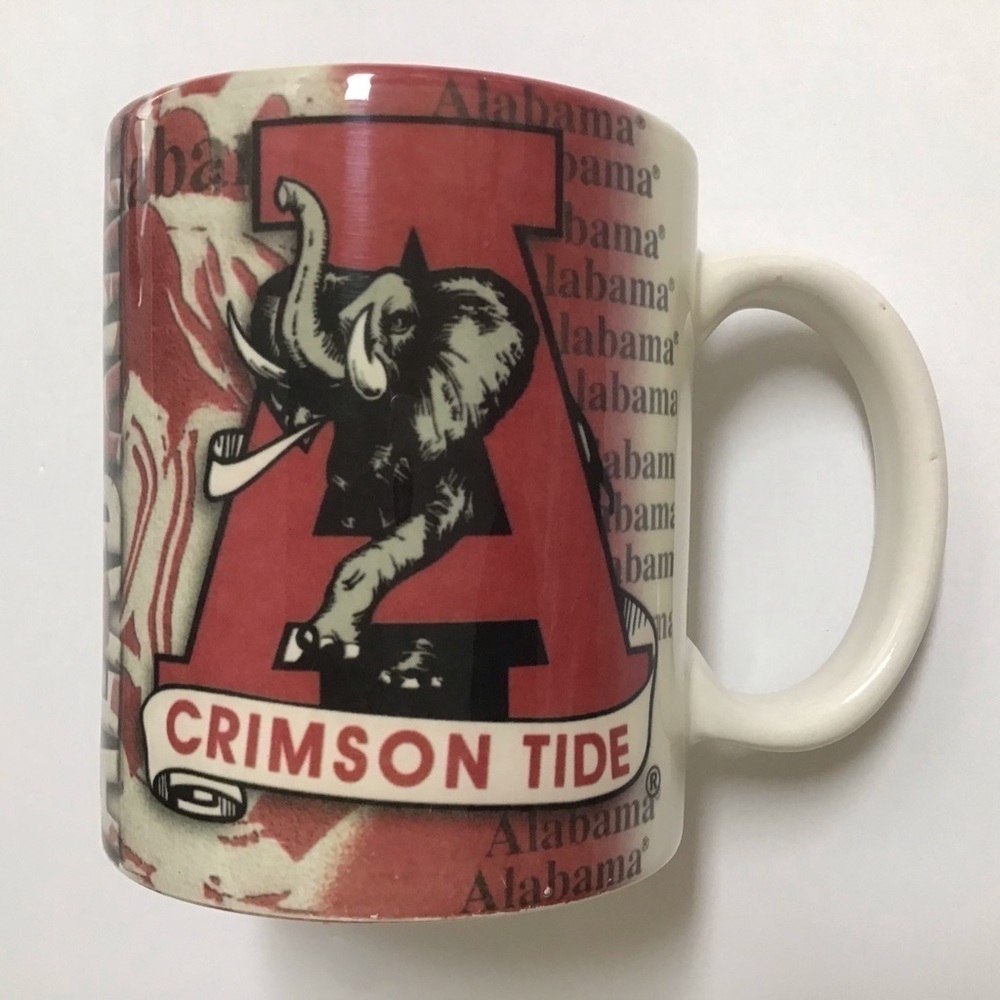 Alabama Crimson Tide College Football Licensed Coffee Mug Red XPres 1996 Vintage